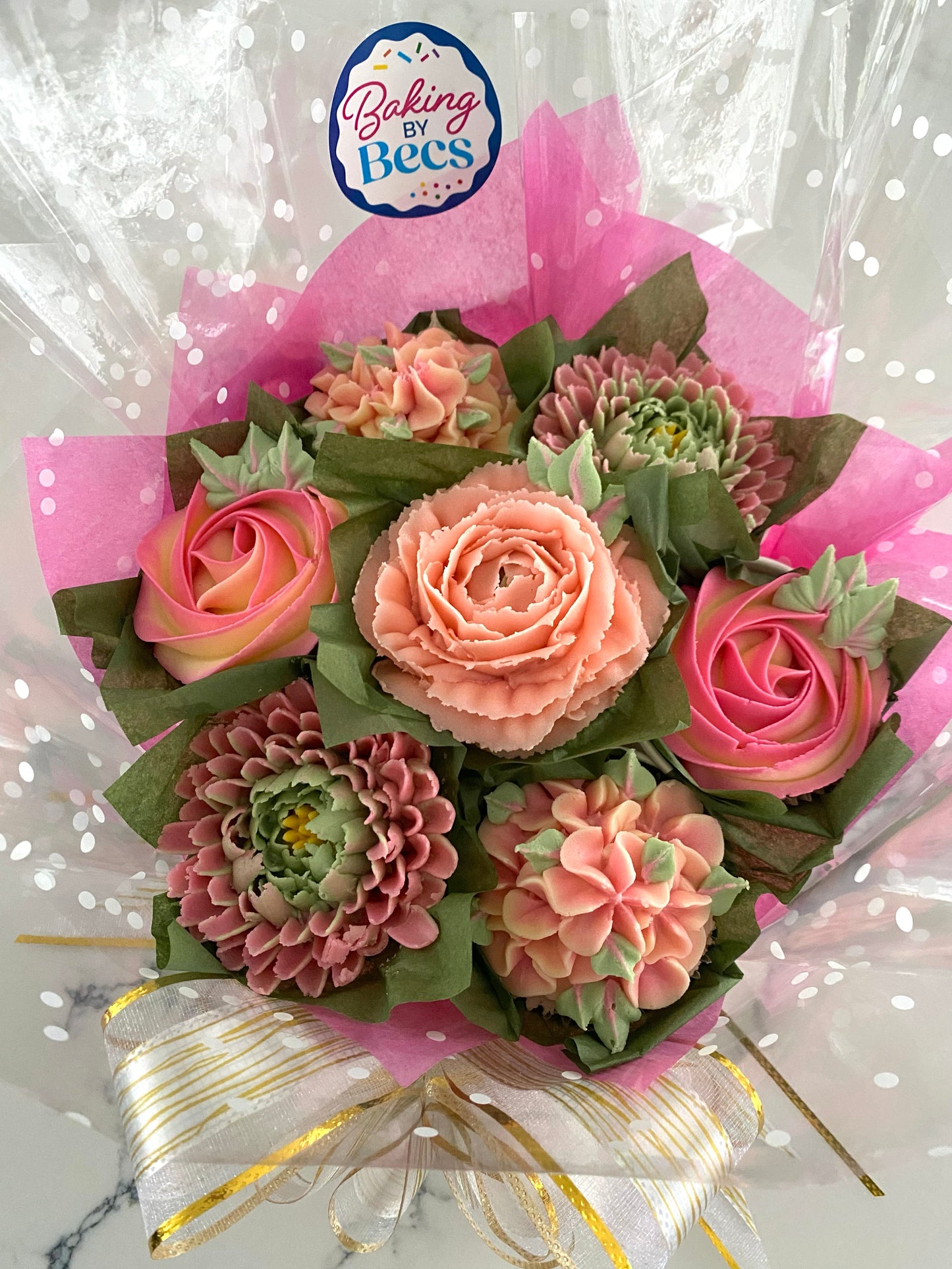 Cupcake Bouquet - Pink