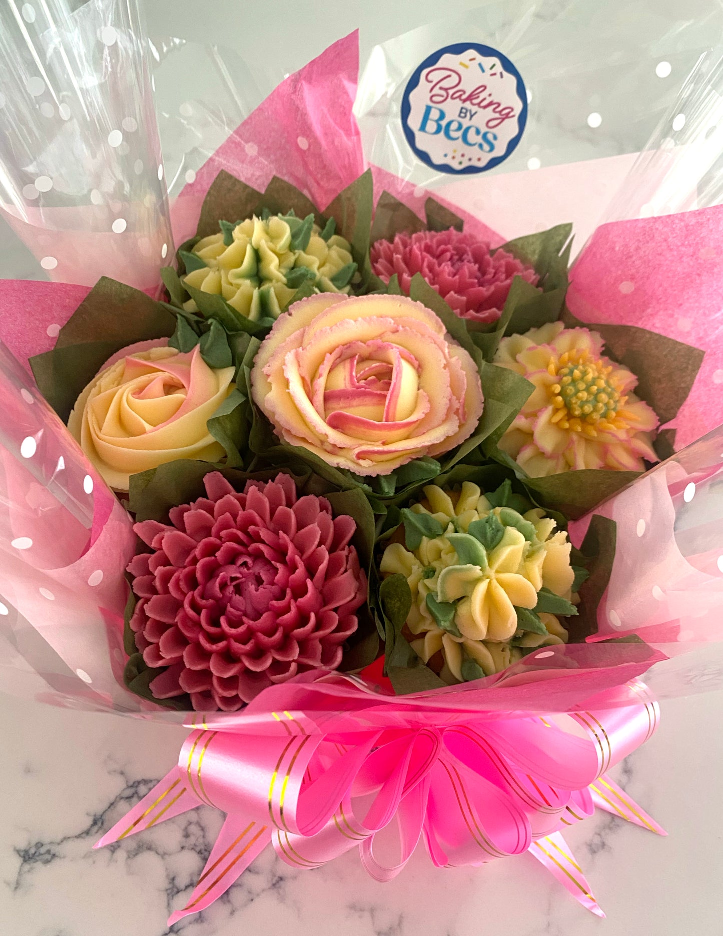 Cupcake Bouquet - Pink