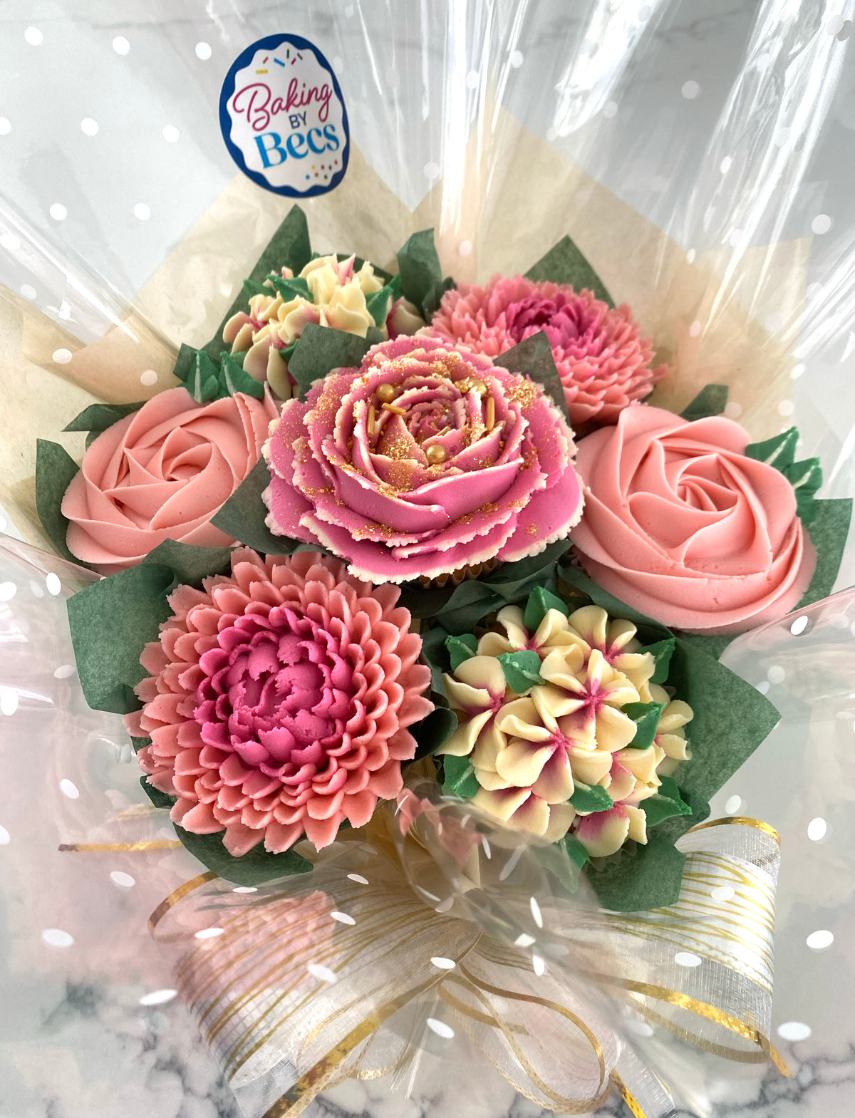 Cupcake Bouquet - Pink
