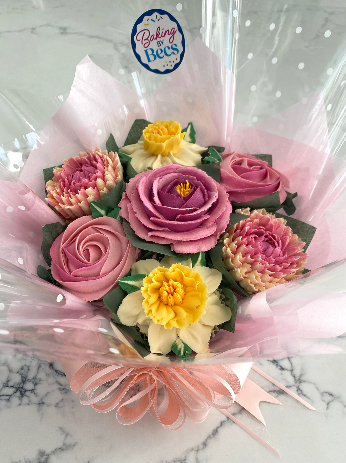 Cupcake Bouquet - Pink