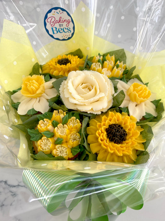 Cupcake Bouquet - Yellow