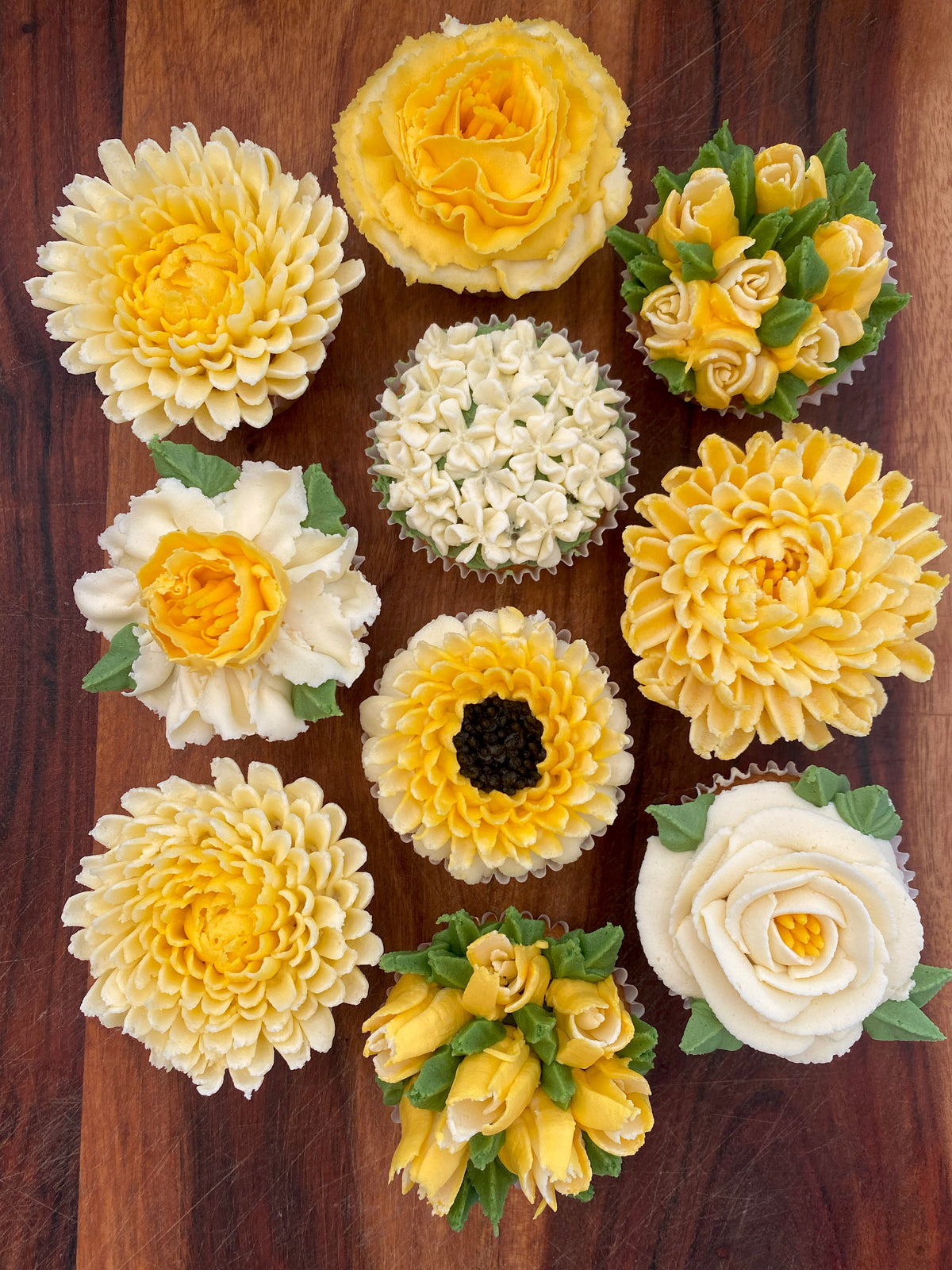 Cupcake Bouquet - Yellow